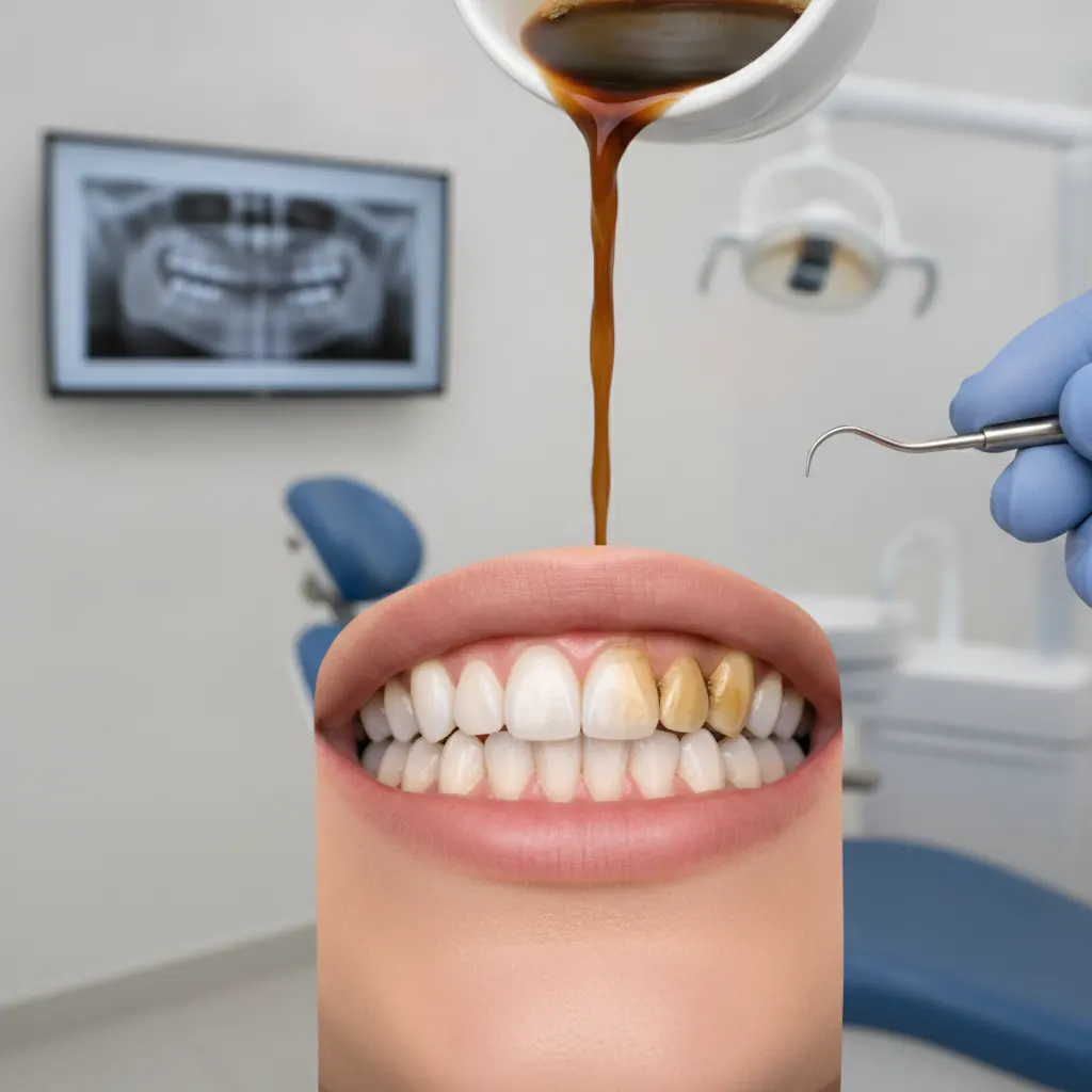 Lentes de Contato Dental Manchadas pelo Café em Goiânia