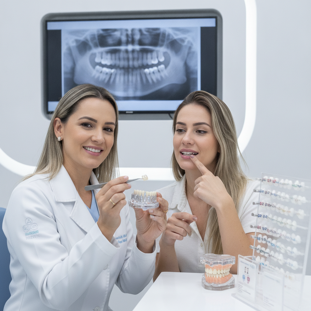 Lentes de Contato Dental para Dentes Tortos em Goiânia