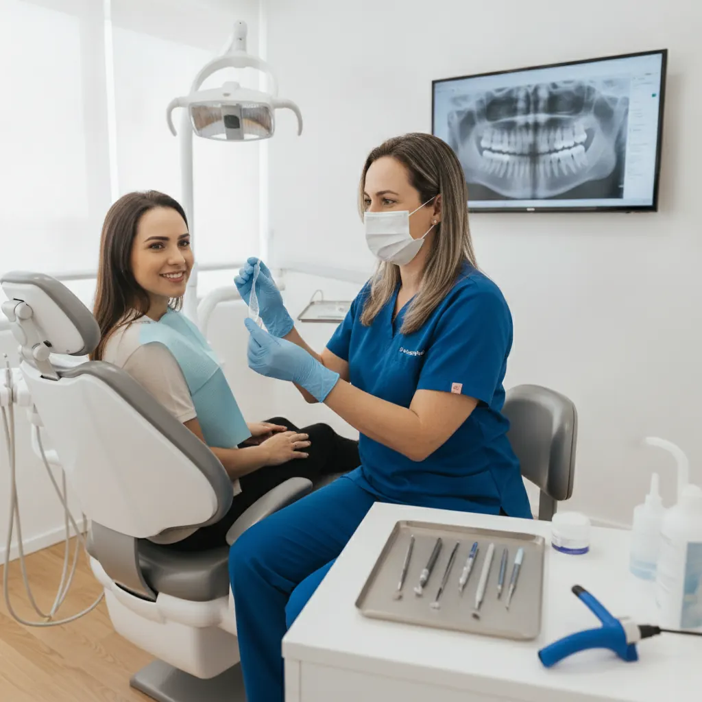 Lentes de contato dental têm cheiro ou gosto estranho?